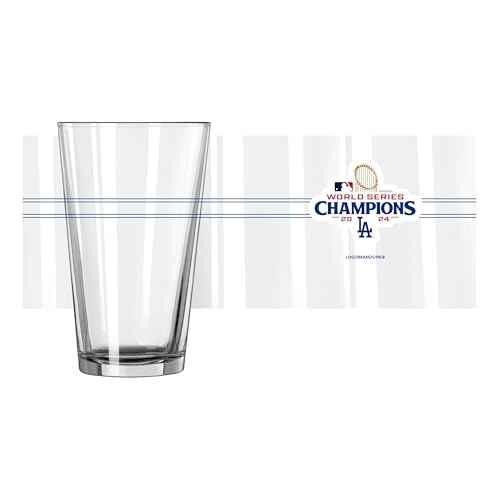 Los Angeles Dodgers 2024 World Series Champions Official 16 oz. Pint Beer Glass