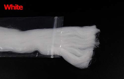 GREATFISHING 12 Color/Set 12pc Fly Tying Egg Yarn Glow Bug Yarn Fiber Baitfish Lure Parachute Fly Tying Material Streamer Flies