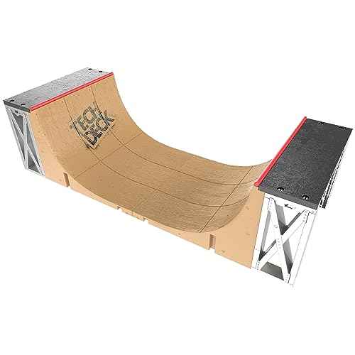 TECH DECK, Ultimate 20-Inch Half-Pipe Ramp Playset and Exclusive Primitive Pro Fingerboard, Kids Toys for Boys and Girls Ages 6 and up