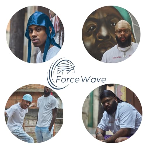 ForceWave 10 Pieces Silky Durags Long Tail for Women Men Satin Durag 360 Wave£¬Dorag, 10 Pieces