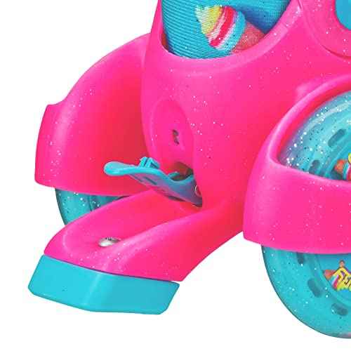 Fun Roll Beginner Roller Skates by Roller Derby, Adjustable Sizing, Skates for Kids, Toddlers, Boys, Girls