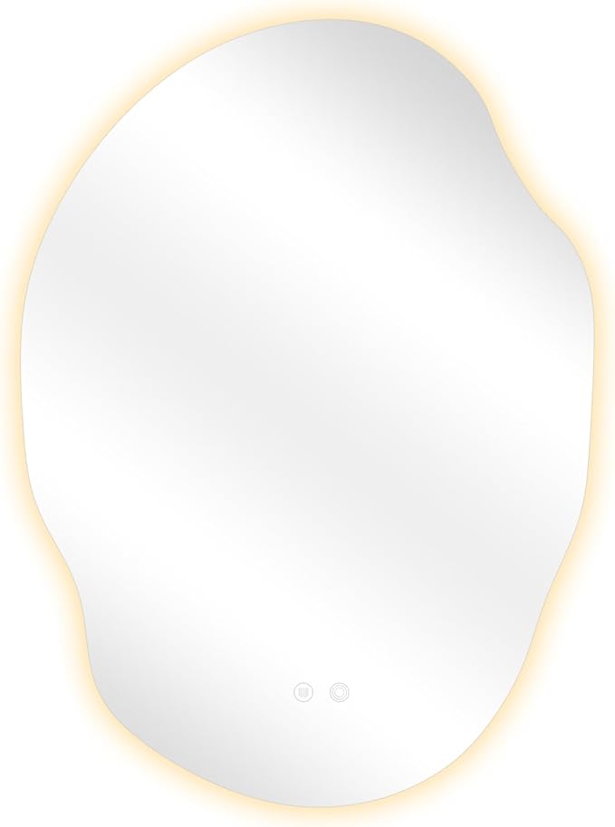 Asymmetrical LED Bathroom Mirror