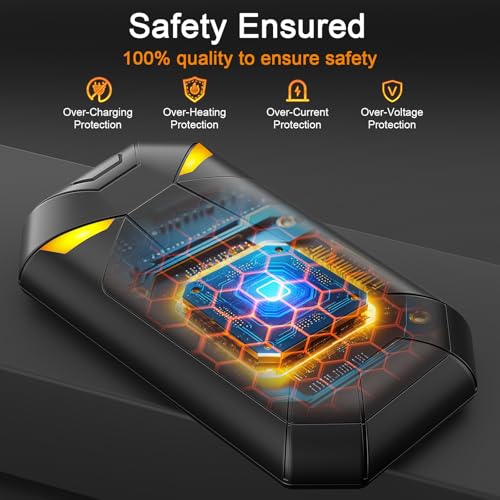 Hand Warmers Rechargeable 2 Pack, 6000Ah Electric Hand Warmers, Magnetic Electric Handwarmer,Up to 20 Hrs Warmth, 3 Heating Modes for Winter Walking,Hiking,Golf,Huting,Camping,Gift for Christmas