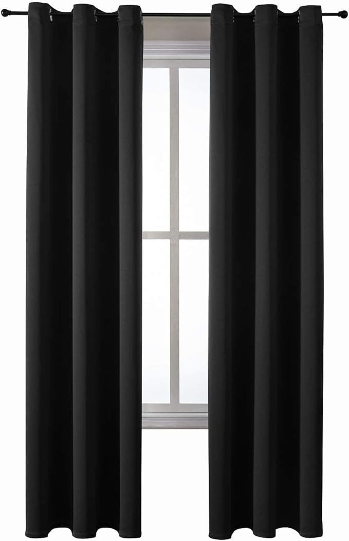 ChrisDowa Grommet Blackout Curtains