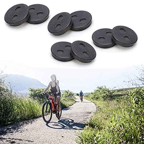 4 Pair Disc Brake Pads, Semi-Metallic Round Mountain Electric Resin Oil Disc Brake Pad Replacement Kit