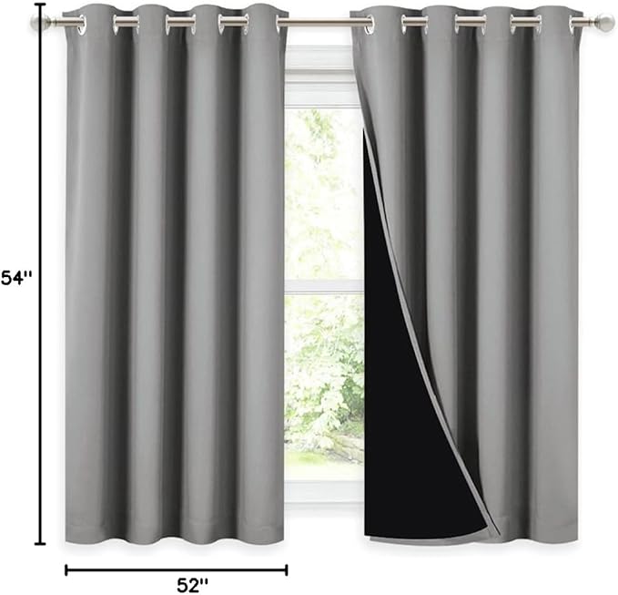 NICETOWN 100% Blackout Curtains