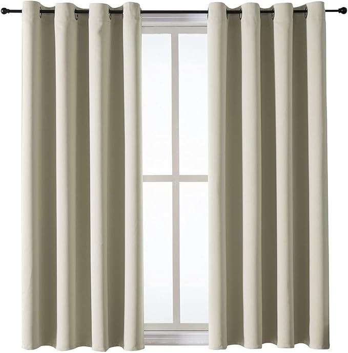 ChrisDowa Grommet Room Darkening Curtains