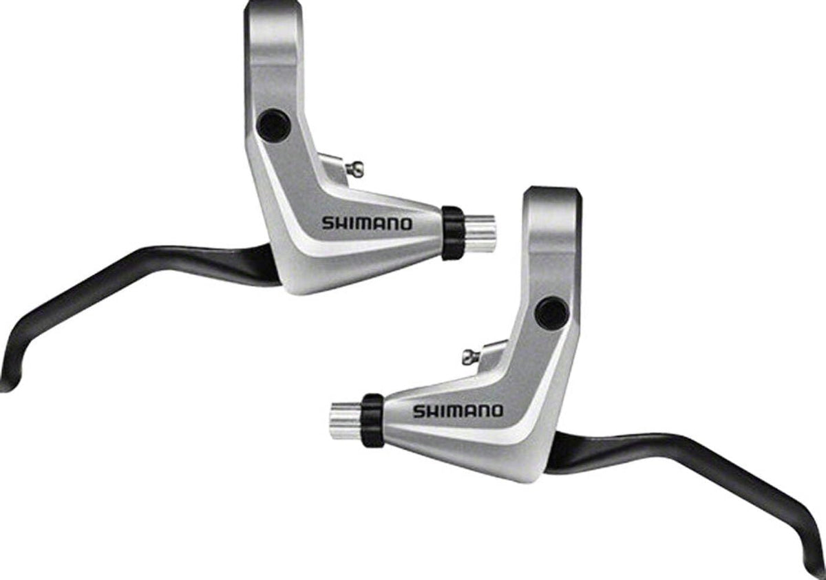SHIMANO Silver Brake Lever Set with T-Type Cable - 1400x1600mm