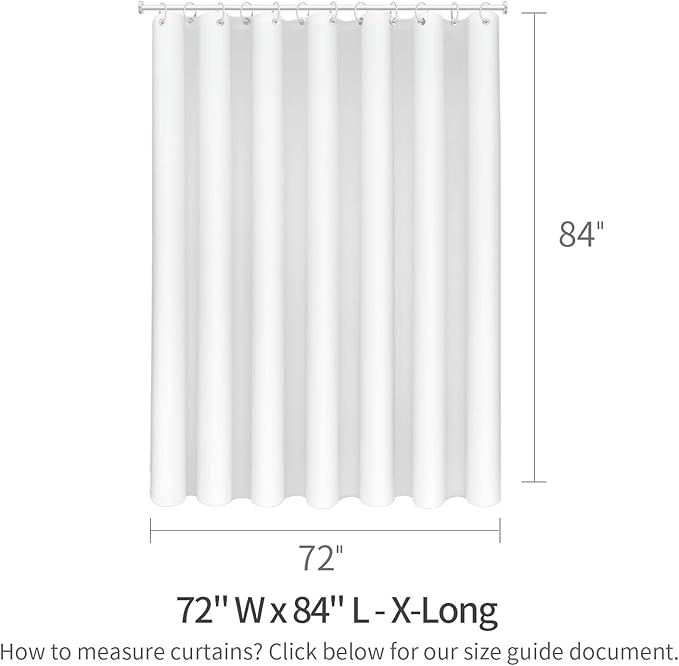 MitoVilla Extra Long Leaves Shower Curtain 72 x 84, Vintage Bathroom Shower Curtain with Plant Leaves, XL Rustic Spring Fabric Cloth Shower Curtains for Chic Bathroom Decor