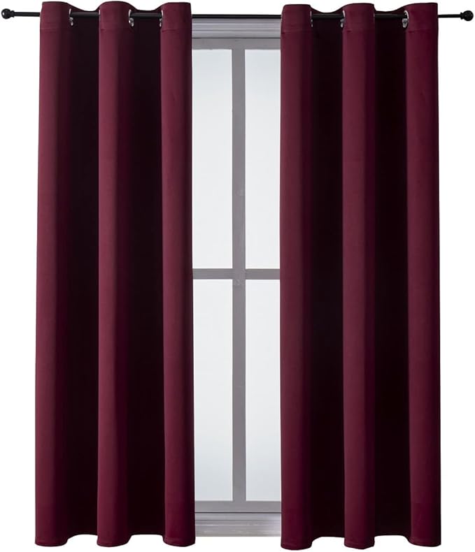 ChrisDowa Grommet Blackout Curtains
