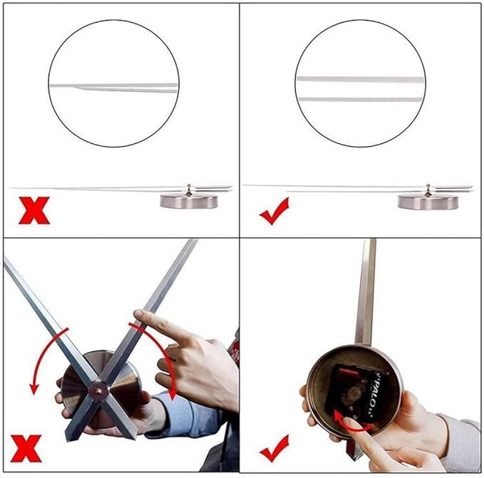 DIY 3D Wall Clock Large Frameless Watch Mirror Surface Wall Art Clock