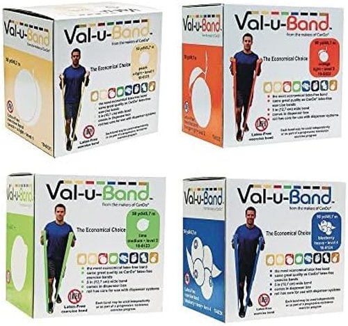Latex-Free Exercise Band - Val-U-Band in Lime | Durable Resistance Training