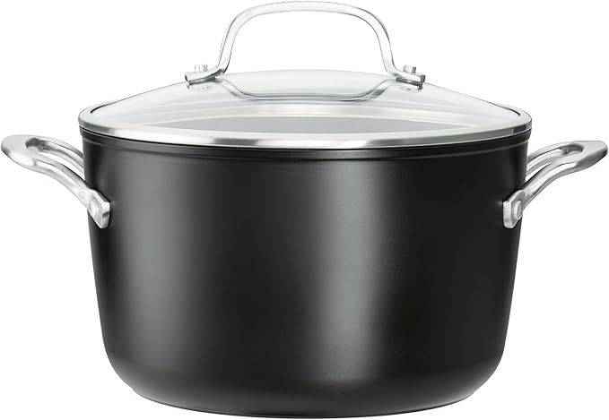 KitchenAid Hard Anodized Induction Nonstick Cookware Pots and Pans Set, 10 Piece, Matte Black