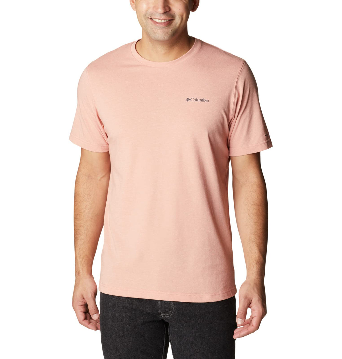 Columbia Men's Thistletown Hills Short Sleeve, Dark Coral Heather, XX-Large