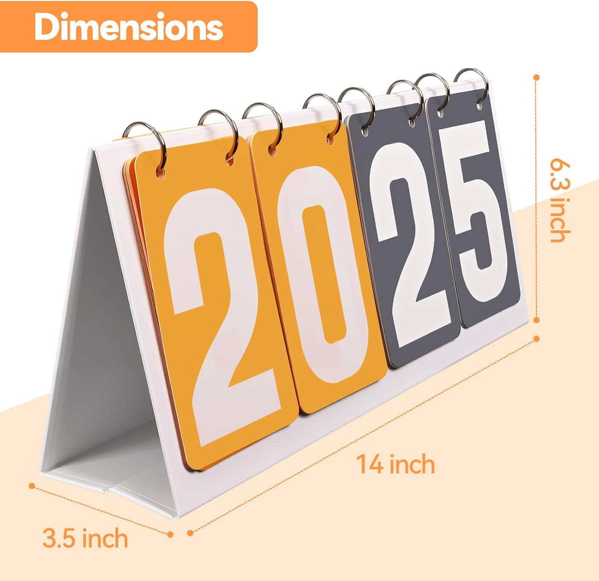 Scoreboard Flip Tabletop Score Counter - Portable, Waterproof & Durable for Sports Training | Pool, Tennis, Basketball