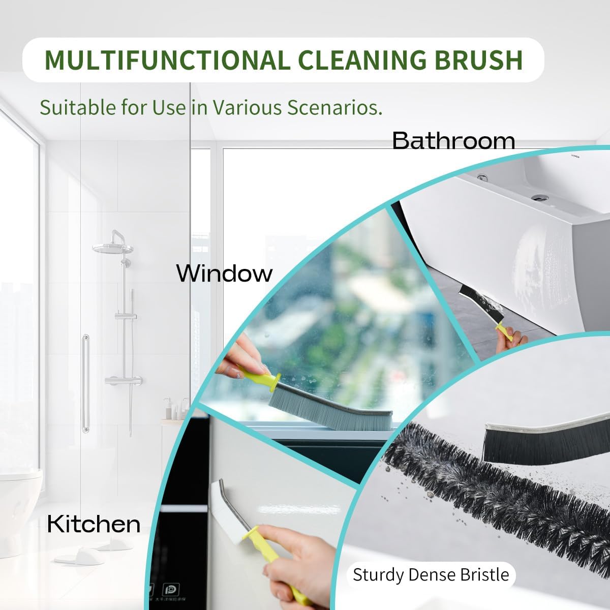 Dryer Lint Brush Vent Cleaner 30 inch Refrigerator Coil Cleaning Brushes Clothes Trap Duct Remover, Crevice Cleaning Brush, Washing Machine Cleaning Tools for Household (1 Pack)