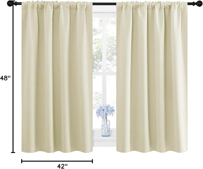 NICETOWN Blackout Curtains for Bedroom, Home Decorations Thermal Insulated