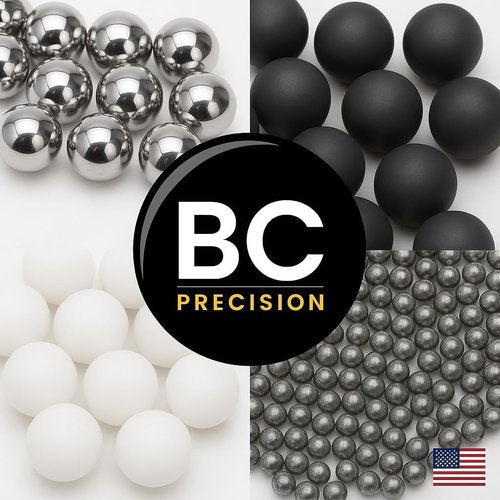 BC Precision | 1000 Ct Silver Zinc Plated Metal BBS | 4.5mm (.177 Cal) for Air Guns