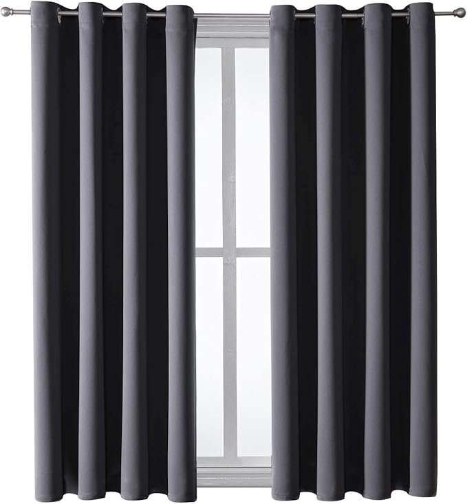 ChrisDowa Grommet Blackout Curtains