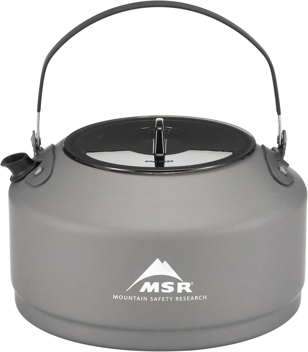 MSR Pika Hard-Anodized Aluminum Camping Teapot, Black