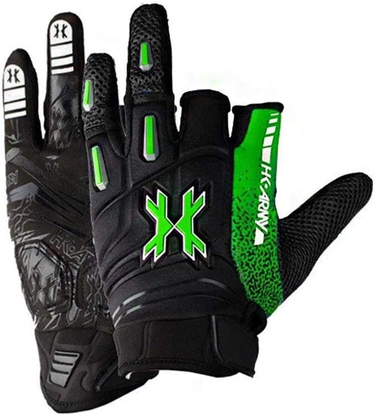 Pro Paintball Gloves - HK Army Slime - Small Size for Ultimate Grip & Protection