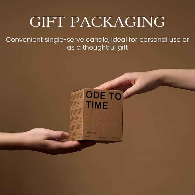 M&SENSE Teakwood Intense Candles for Home Scented Aromatherapy Candle Gift Set for Women and Men,7.05oz Soy Wax Long Lasting Amber Jar Candles Gift for Birthday Housewarming Mother's Valentine Day