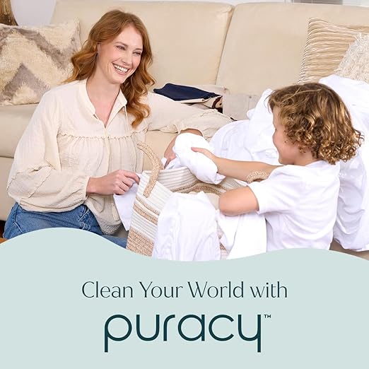 Puracy Dishwasher Pods, Natural Dishwasher Detergent, Free & Clear Dish tabs - Enzyme-Powered, Spot & Residue Free - TikTok Trend Items, Must Haves from TikTok Made Me Buy It (Citrus Skies, 18 Count)