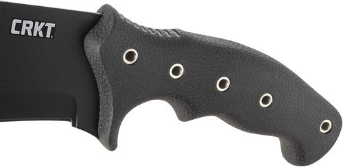 CRKT Halfachance Parang Machete - 18" Black Carbon Steel Blade with Sheath for Survival & Camping