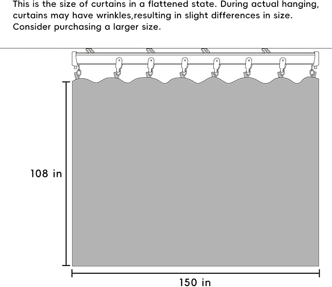 Room Divider Curtains Flexible Ceiling Tracks set Curtain track Ceiling Mount