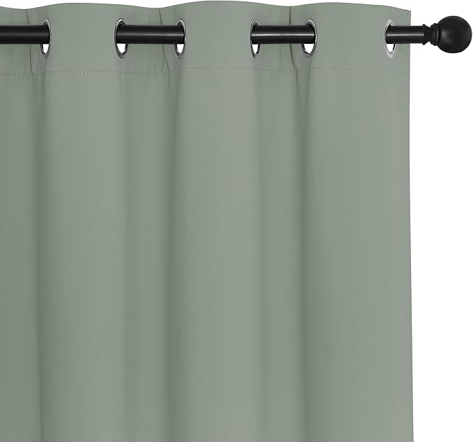 NICETOWN Bedroom Curtain Room Darkening Drapery 102 inches Length