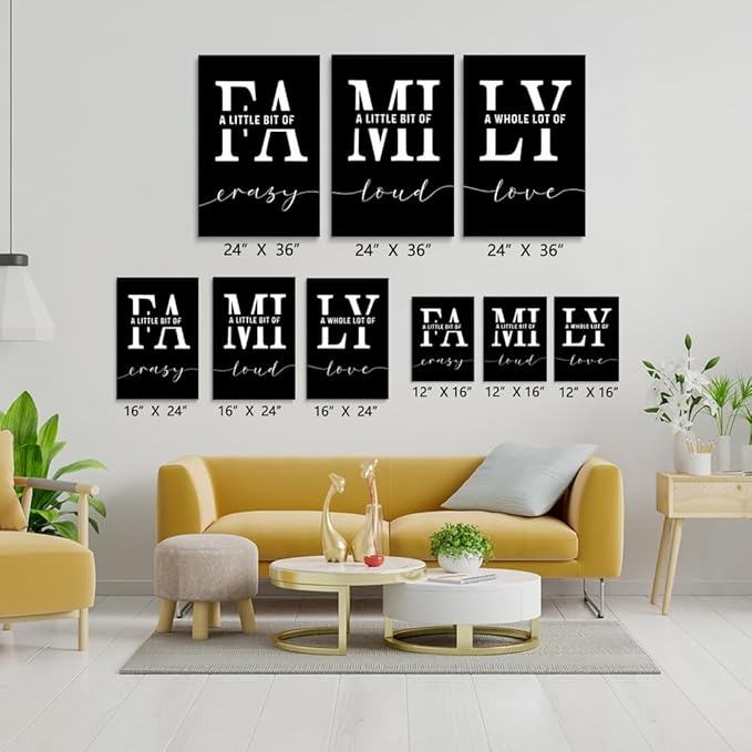 GUBIYU Home Wall Art for Living Room & Dining Room