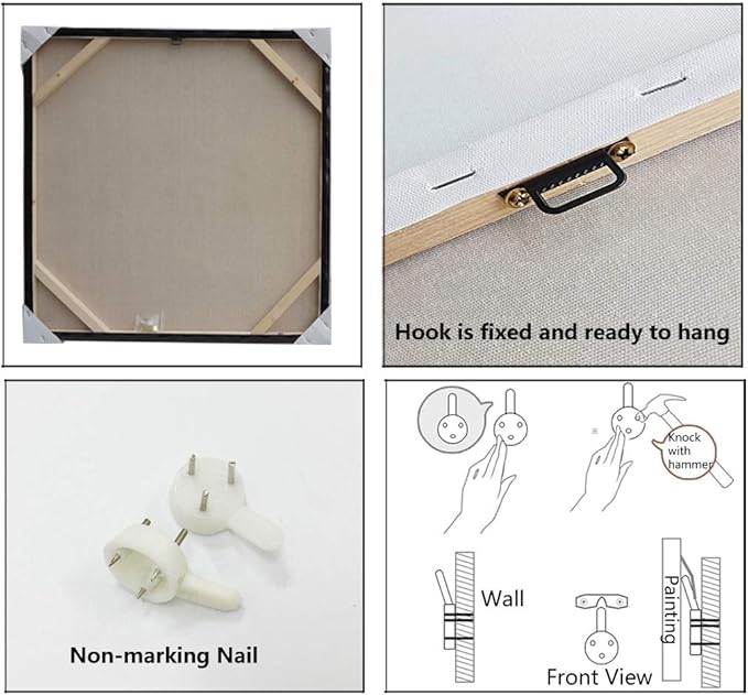Goldfoilart 3 Pieces Beach Wall Art Sunset Bathroom Canvas Pictures Ocean Wall
