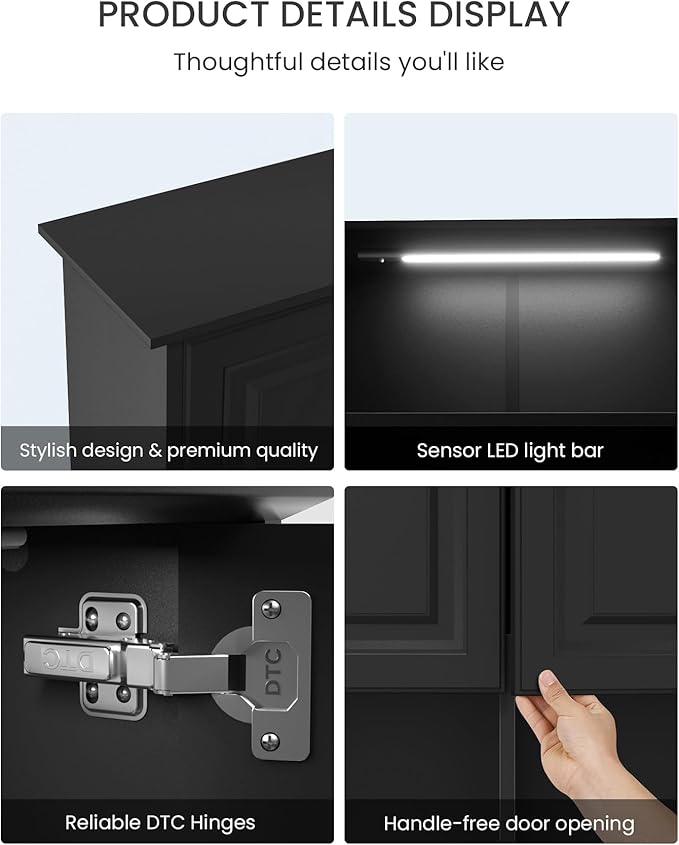 HAIOOU Bathroom Wall Cabinet