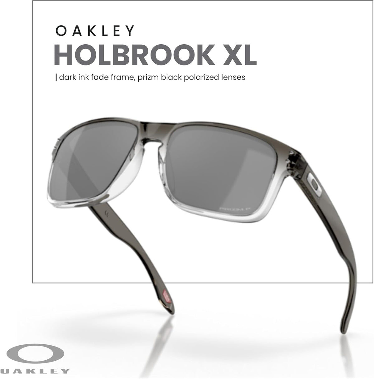 OAKLEY Holbrook OO9102 Square Sunglasses for Men+ Bundle Accessory Leash Kit, Microfiber Pouch