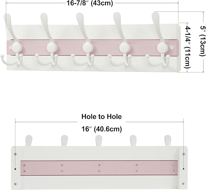 SKOLOO Coastal Wall Mounted Coat Rack
