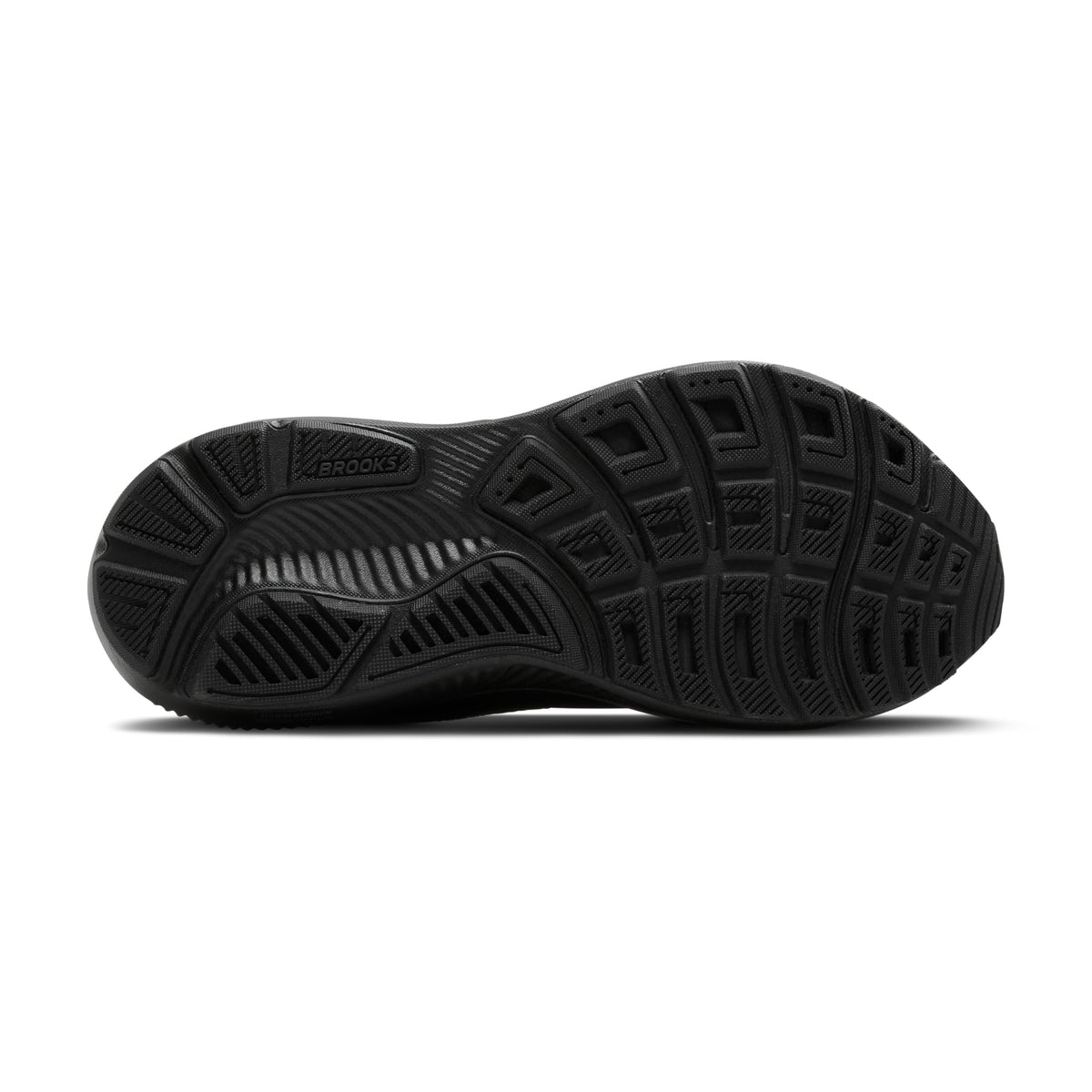 Brooks Men’s Ghost 17 Neutral Running Shoe - Black/Black/Ebony - 12.5 Medium