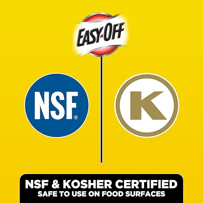 Easy-Off Heavy Duty Degreaser Cleaner Spray, Kitchen Degreaser, 32 Oz