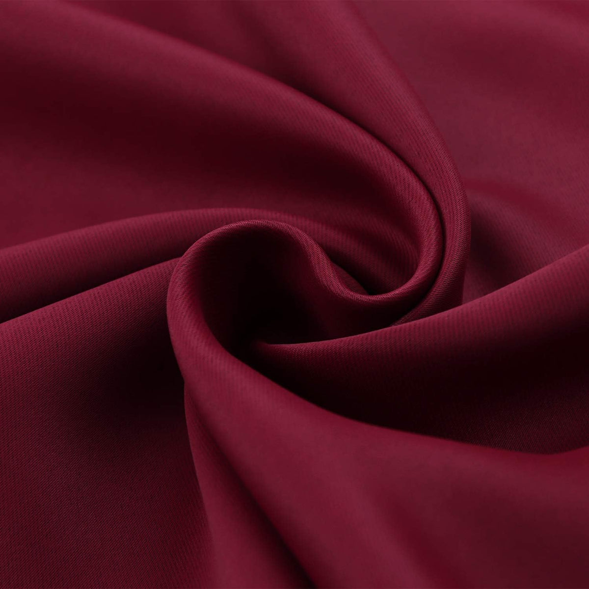 BGment Short Burgundy Blackout Curtains 40 Inches Length - Rod Pocket Thermal Insulated Room Darkening Window Drapes for Bedroom Kitchen Bathroom, 42 x 40 Inch, 2 Panels