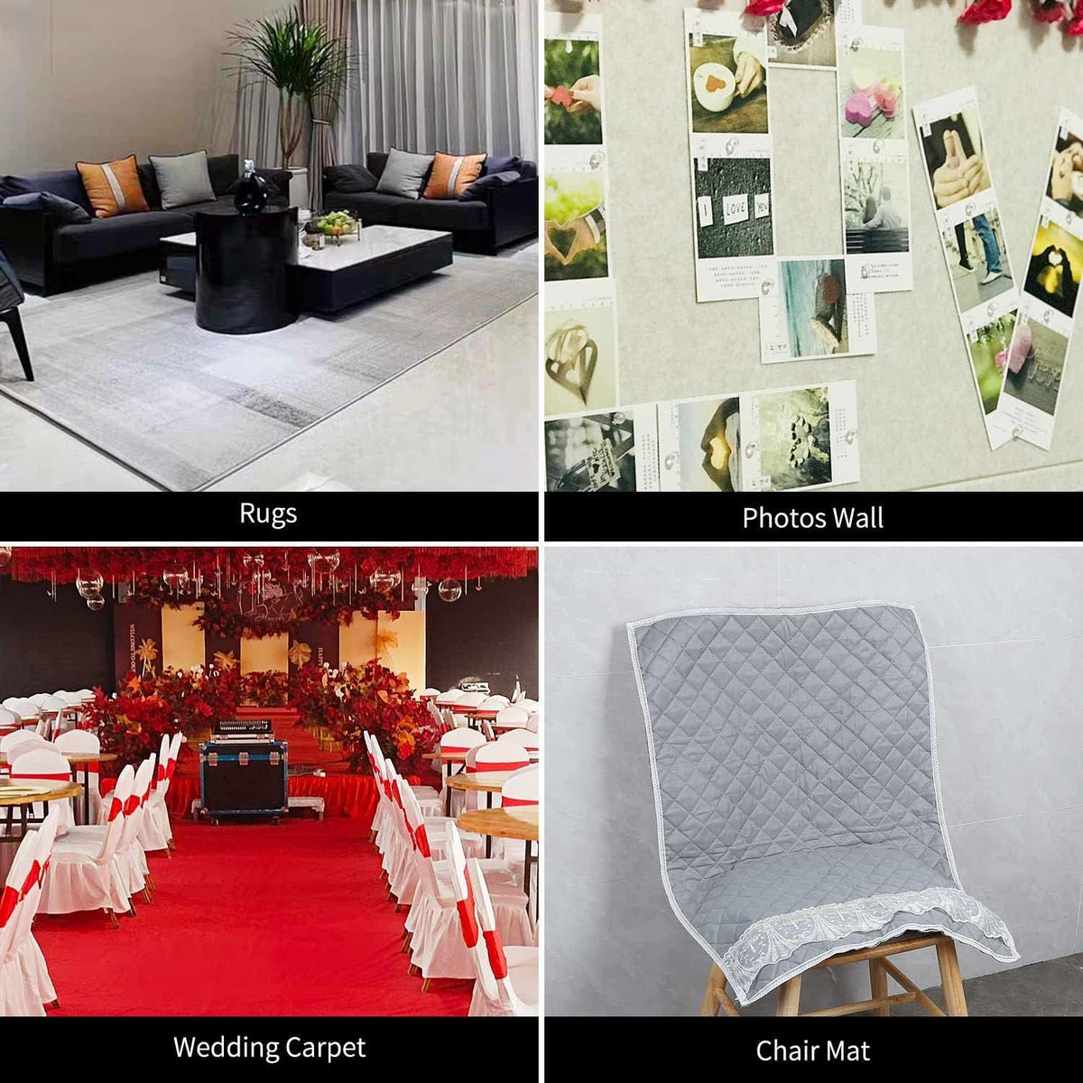 Double-Sided Tape Strong and Tough, 1in x 66FT(20m), Durable Duct Cloth Carpet Rugs Fiberglass Mesh Tape, High Stickiness 2 Sided, Multipurpose Removable Residue-Free, Easy Tear