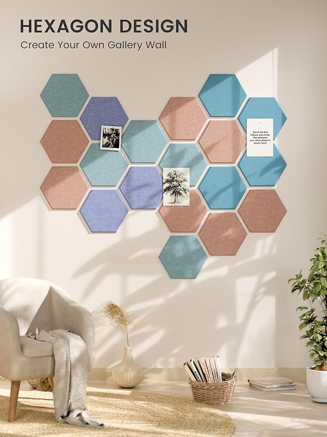 Fluxynara Hexagon Cork Board Alternative