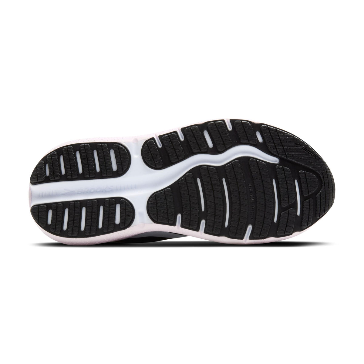 Brooks Women’s Ghost Max 2 Neutral Running & Walking Shoe - Black/White/Orchid Ice - 10 Medium