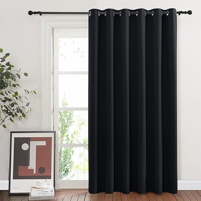 NICETOWN Blackout Curtain for Sliding Door, Patio Door Curtains, Thermal