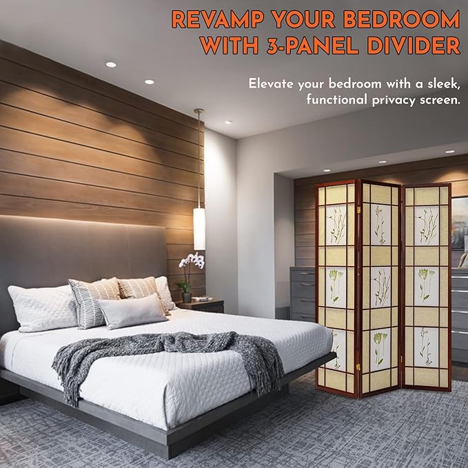 Legacy Decor 4 Panels Room Divider