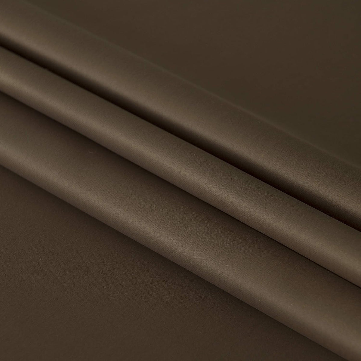 DWCN French Door Curtains – Rod Pocket Thermal Blackout Curtain for Doors with Glass Window, Kitchen and Patio Doors for Privacy, 54 X 80 Inches Long, 1 Curtain Panel with Tieback, Brown