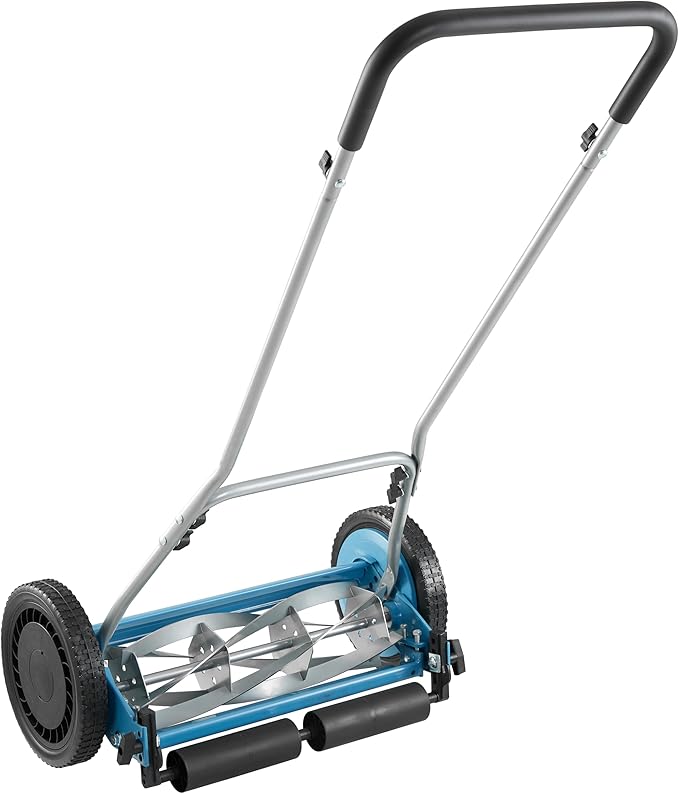 American Lawn Mower Company 20-Inch 5-Blade Walk Behind Reel Mower with Grass Catcher