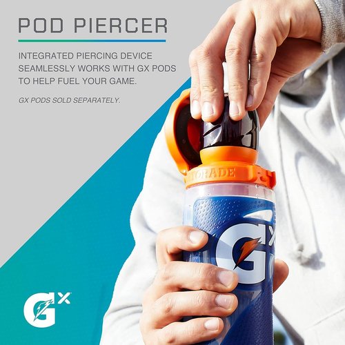 Gatorade Gx Sports Bottle - Faded Flag Design | Durable 30oz Plastic Hydration Solution