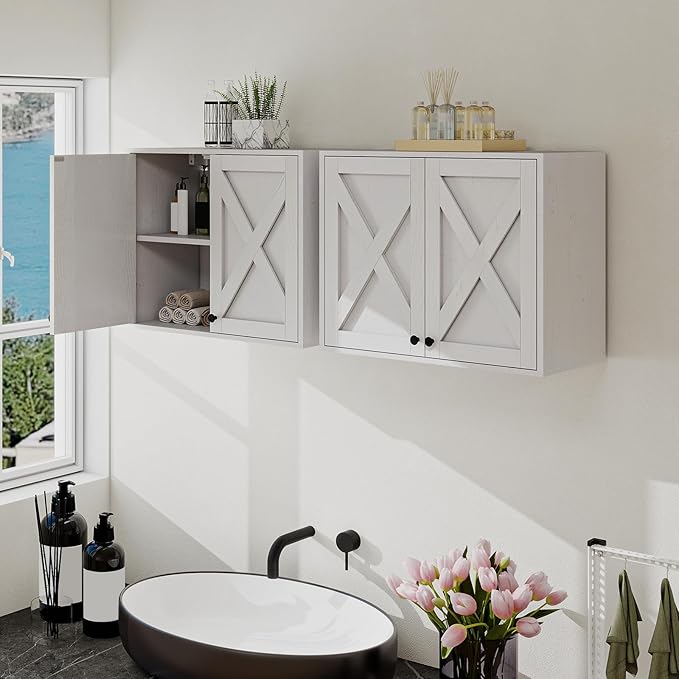 YOURLITE Laundry Cabinet, Medicine Cabinet, Bathroom Kitchen Storage Wall