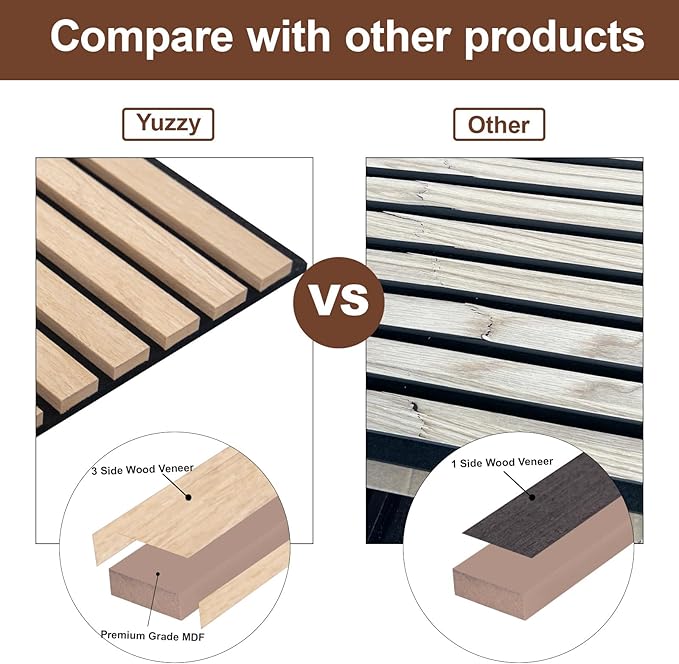 Yuzzy Wood Panels for Wall and Ceiling