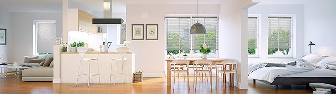 CHICOLOGY Mini Blinds for Indoor Windows – 63"W x 72"H, Kitchens & Apartments