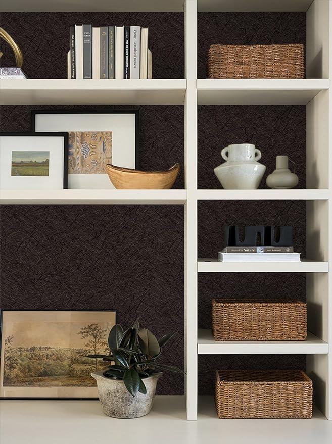 Brown Peel and Stick Self Adhesive Wallpaper